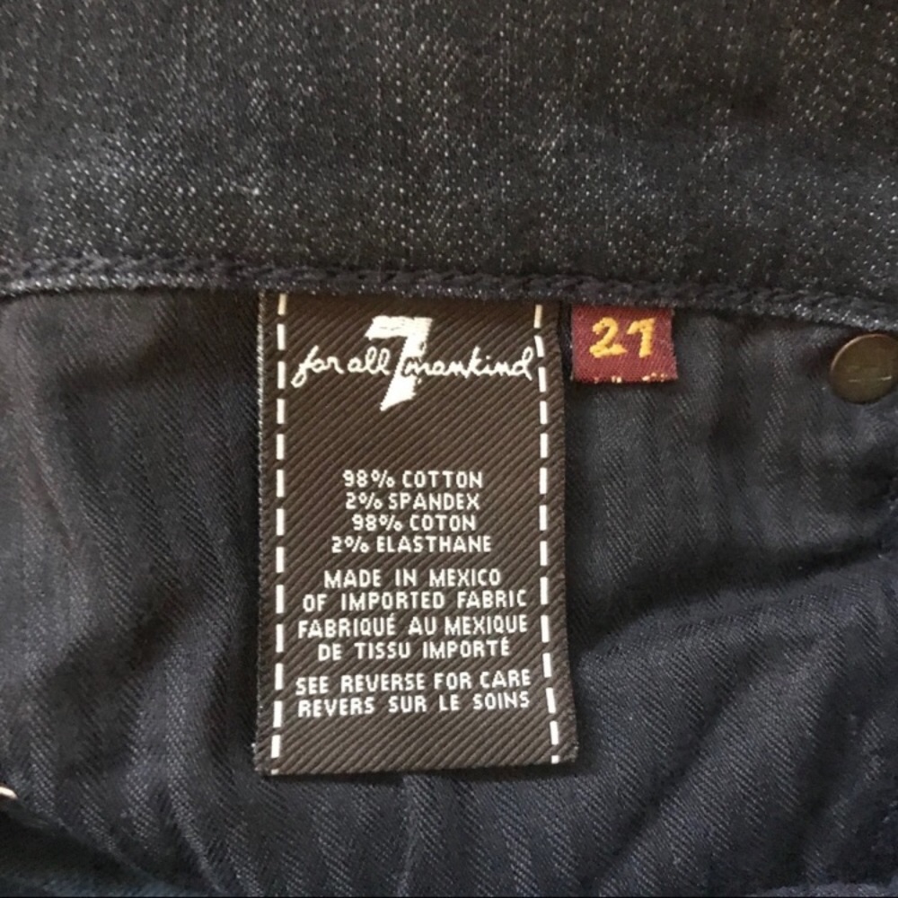 [7FAM] Mid Rise Roxanne Skinny Size 27 Jeans - Picture 5 of 10